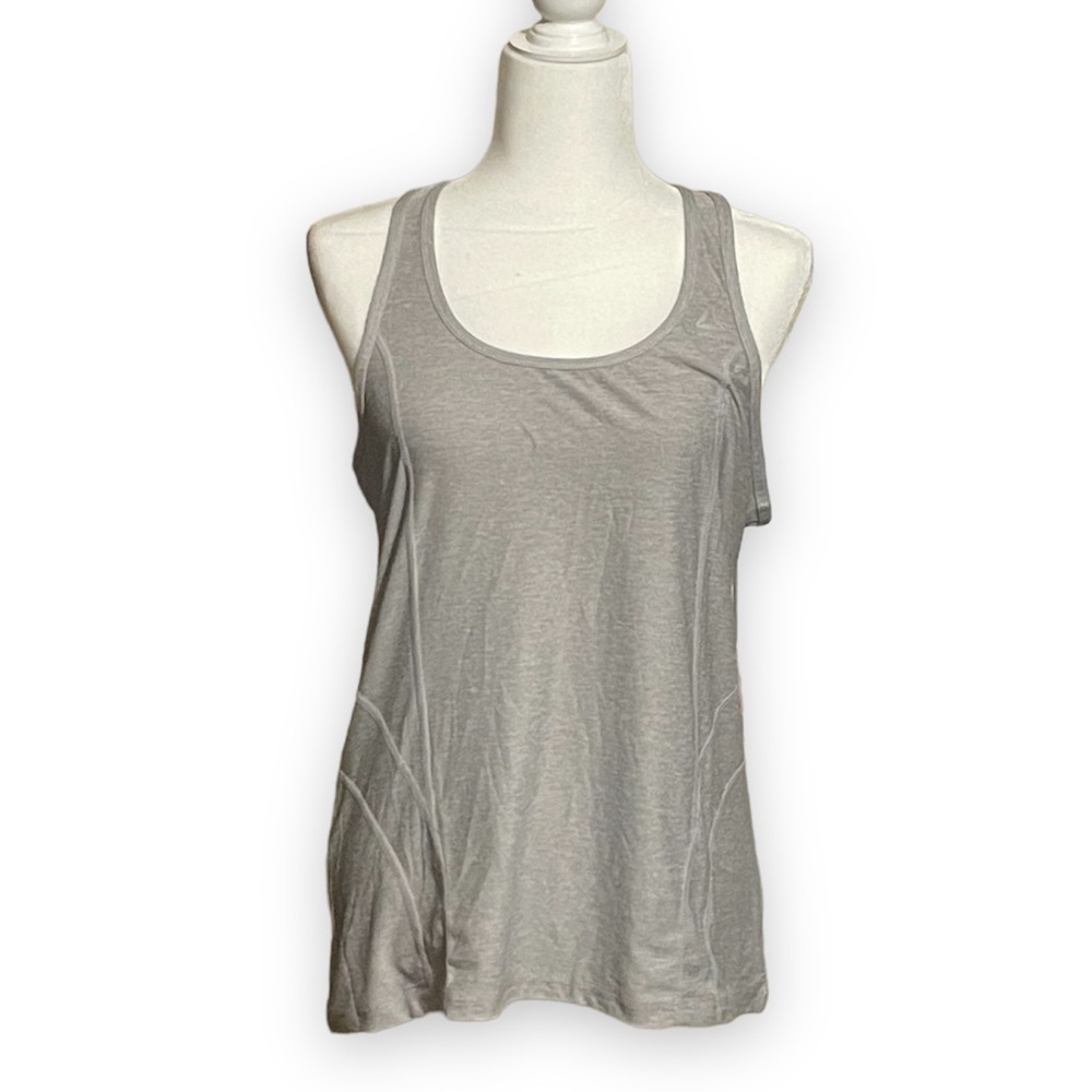 Reebok athletic gray racer back tank top